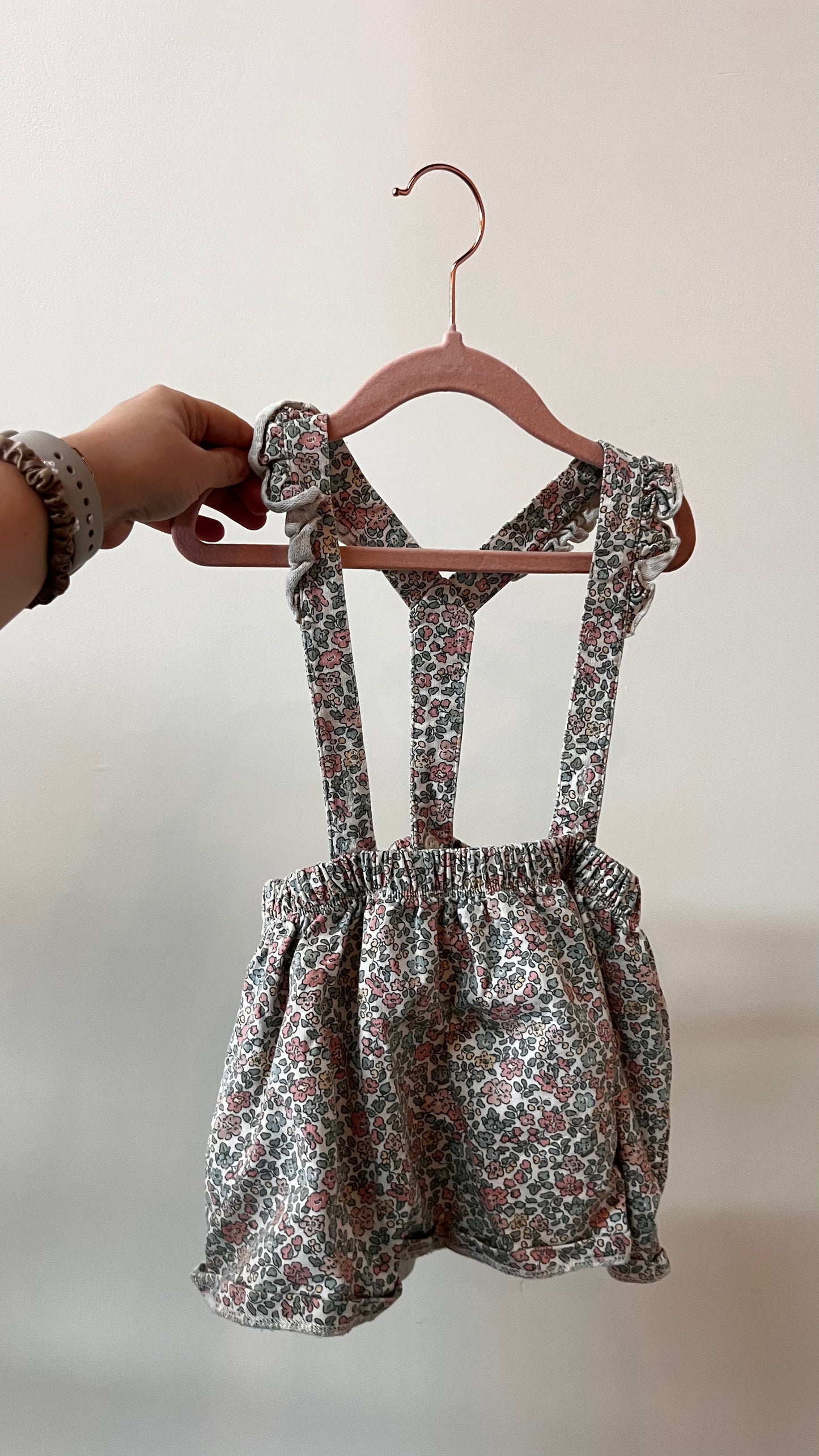 SS - Consignment - H&M Floral Overall Skirt - 2T
