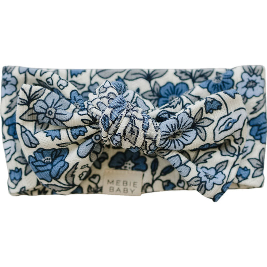 Pre Order - Mebie Baby - Bluebell Pointelle Bamboo Head Wrap