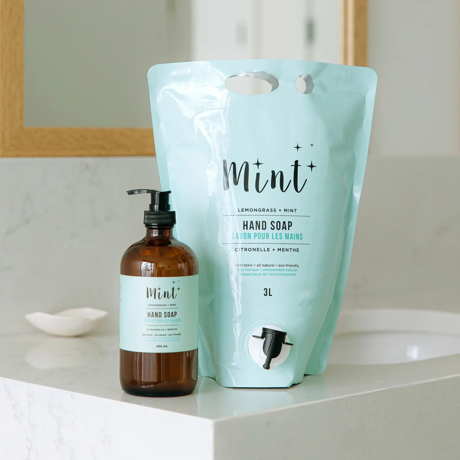 Mint Cleaning - Hand Soap Party Pouch 3L