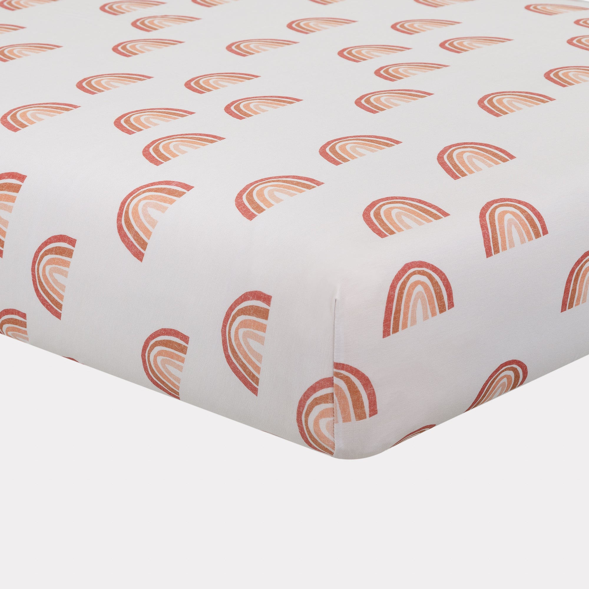 Pip & Phee - Bamboo Crib Sheet - Rainbow