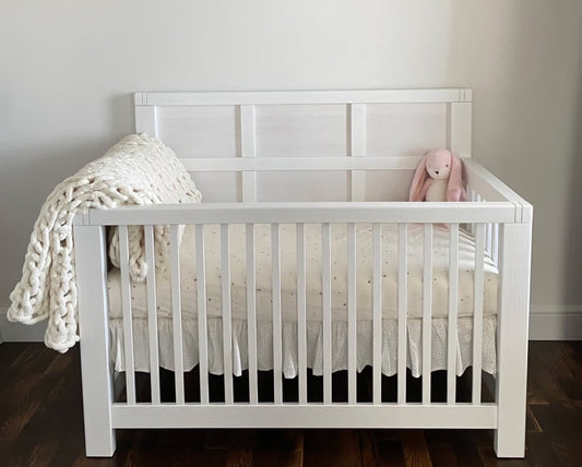 CC - Consignment - Rustico White 5 in 1 Crib