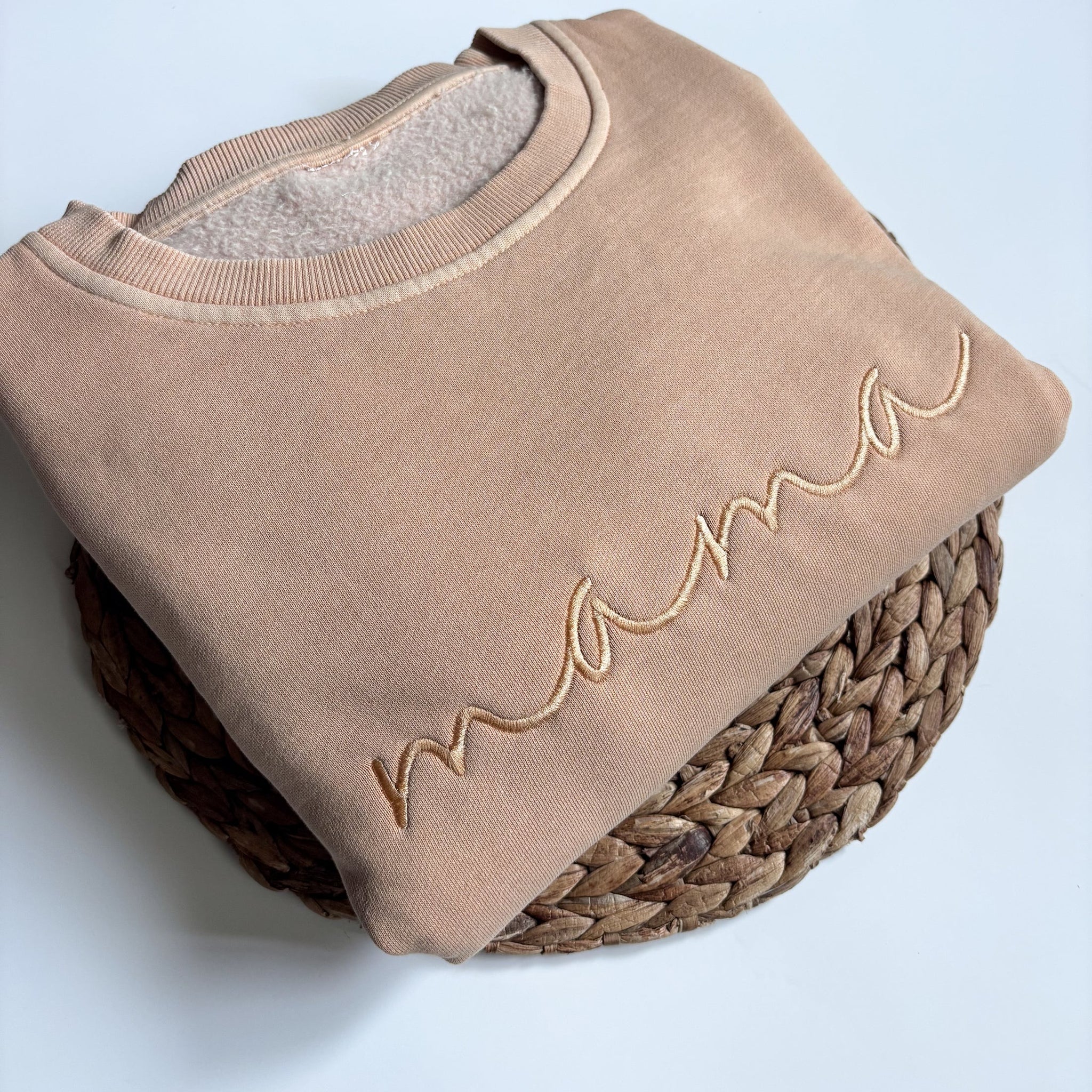 Teddy Little - Cursive Mama Crewneck