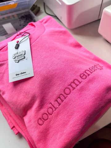 Teddy Little Apparel- Cool Mom Energy T-Shirt