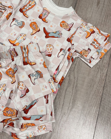 Teddy Little Apparel - Western Two Piece Set