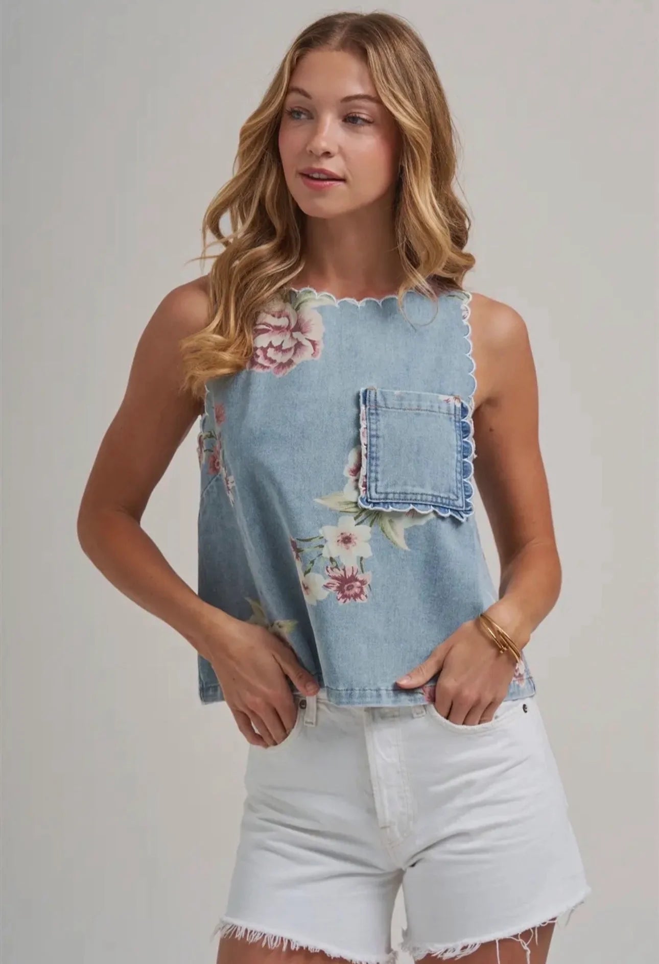 Blush Peony Boutique - Harlyn Floral Blouse