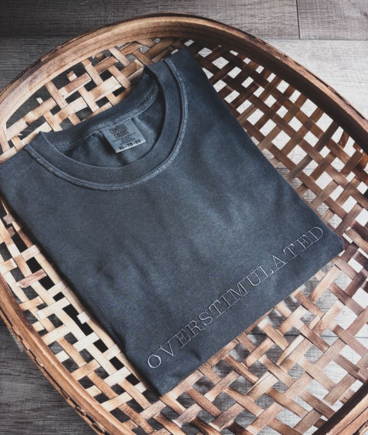 Teddy Little Apparel - Overstimulated Tshirt