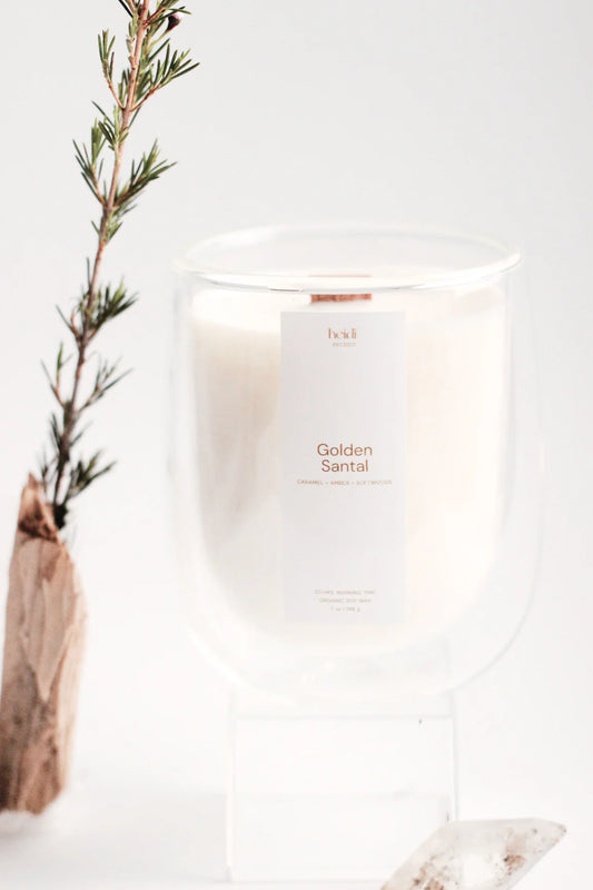 Heidi Studio - Golden Santal Candle