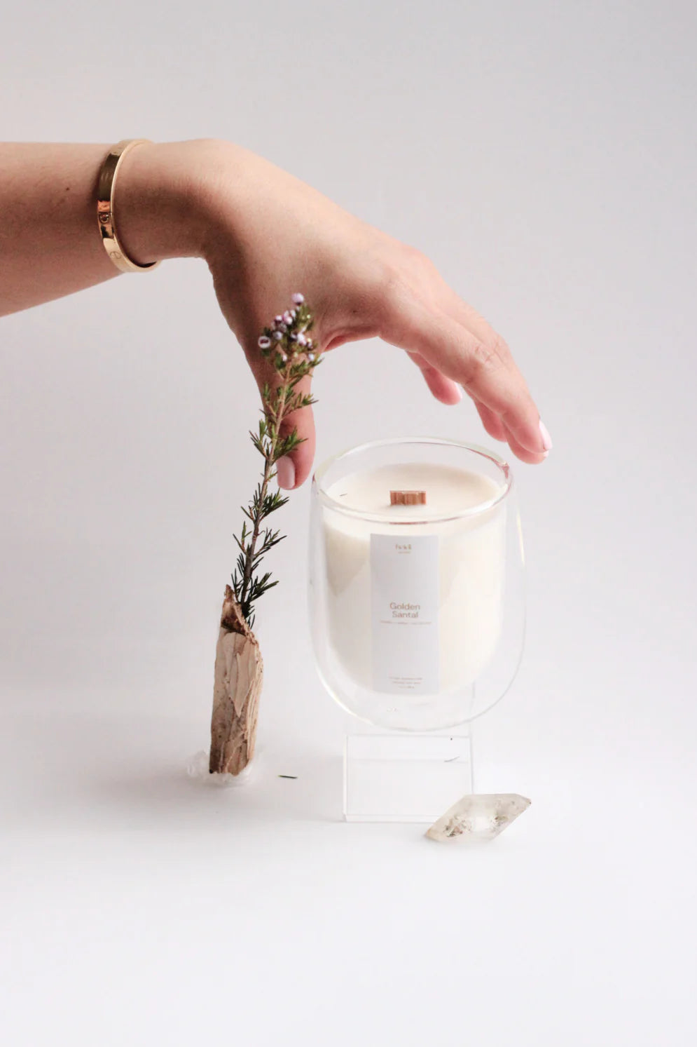Heidi Studio - Golden Santal Candle