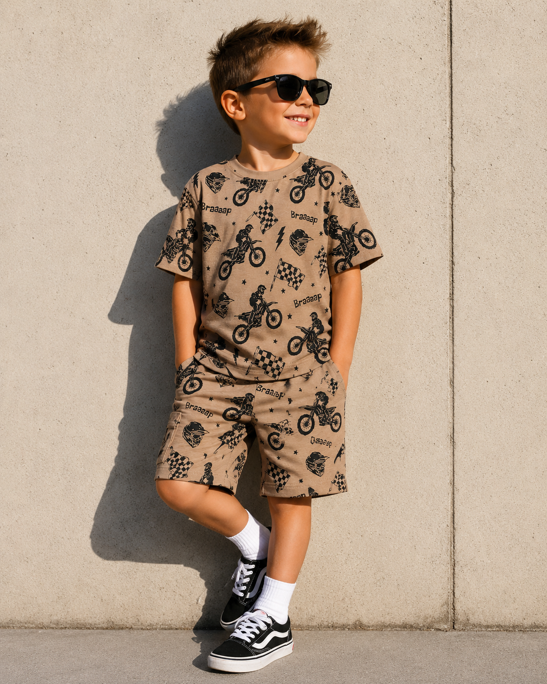 PRE ORDER - Teddy Little - Braaap Two Piece Set