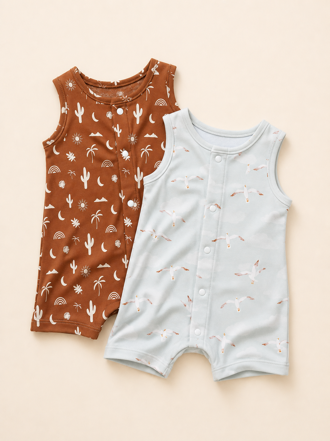 Pre Order - Teddy Little - Gull Romper
