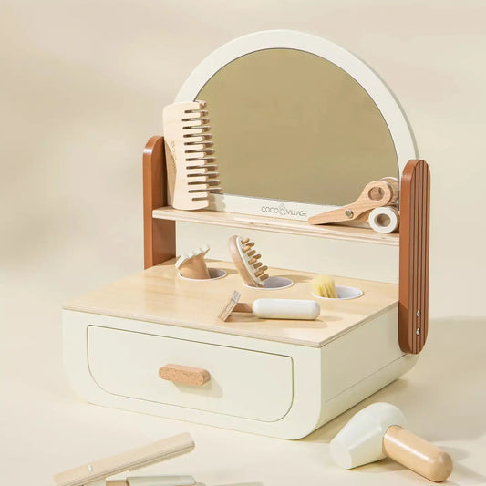 Coco Village - Wooden Beauty Station Playset and Accessories