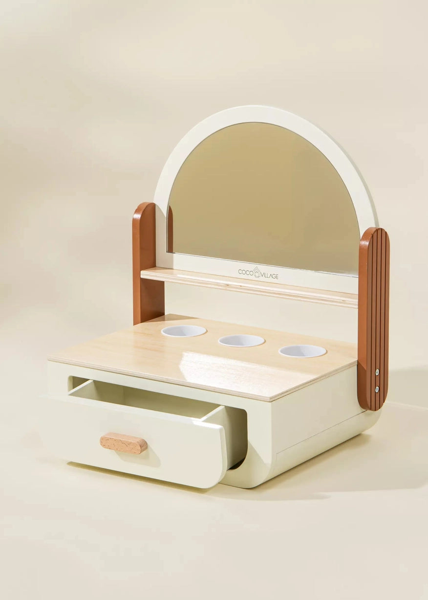 Coco Village - Wooden Beauty Station Playset and Accessories