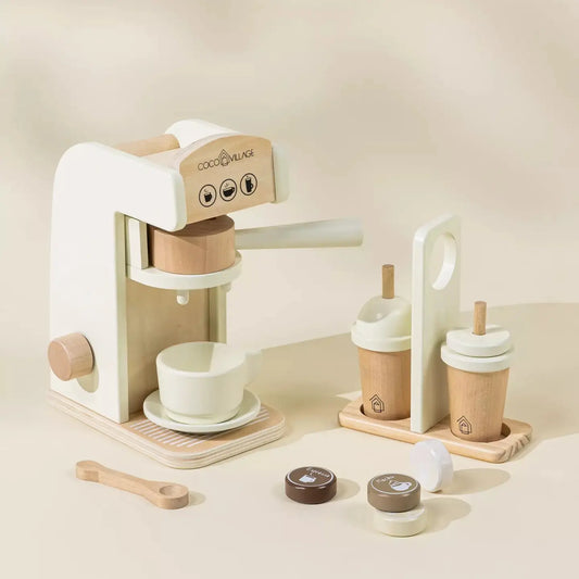 Coco Village - Wooden Coffee Maker Set