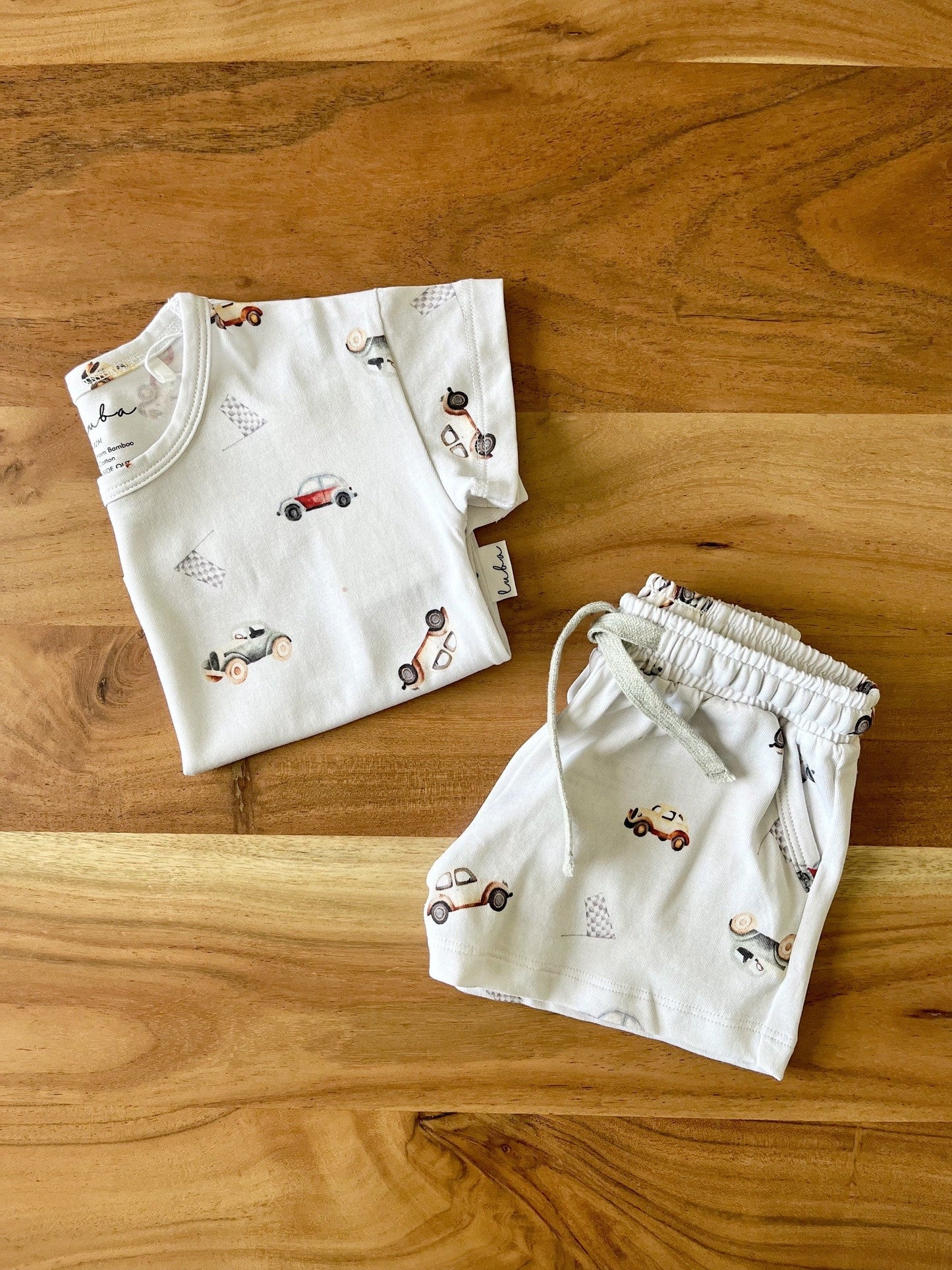 LITTLE LUBA - Classic Cars - Short Set