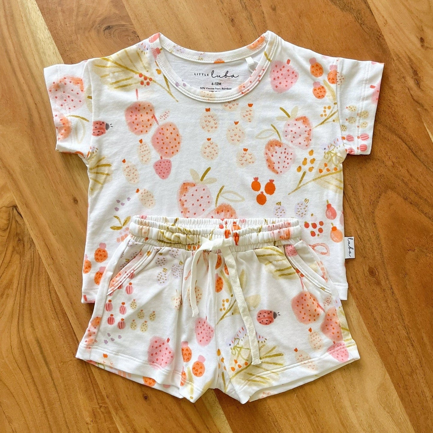 LITTLE LUBA - Dreamy Garden - Short Set