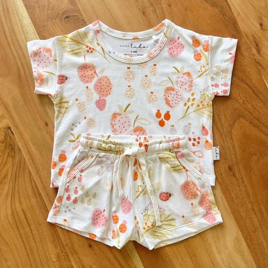 LITTLE LUBA - Dreamy Garden - Short Set