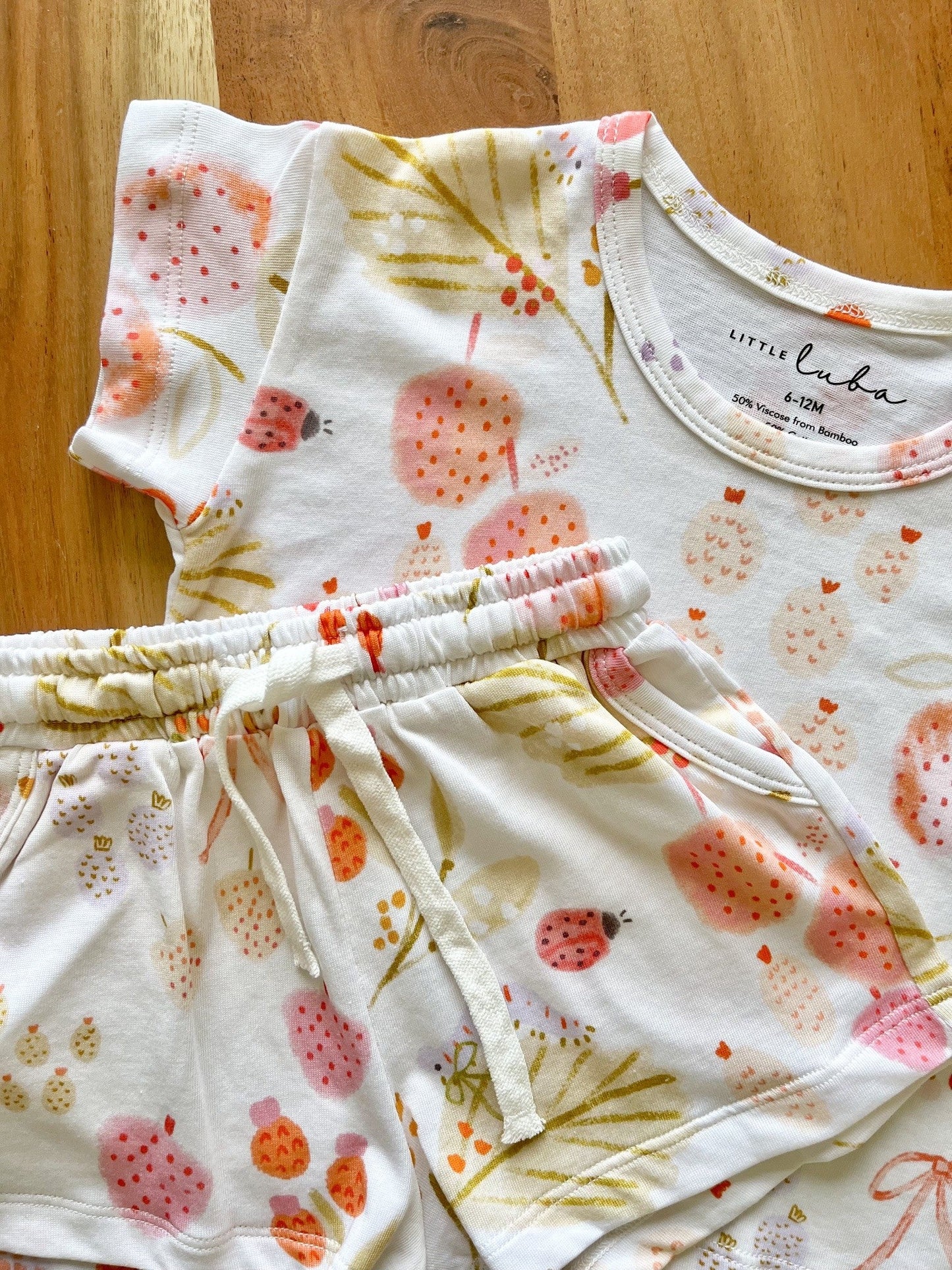 LITTLE LUBA - Dreamy Garden - Short Set