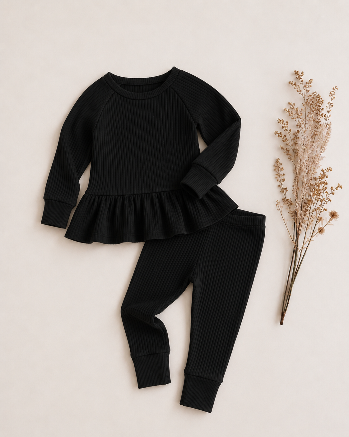 Pre Order - Teddy Little - Peplum Lounge Set