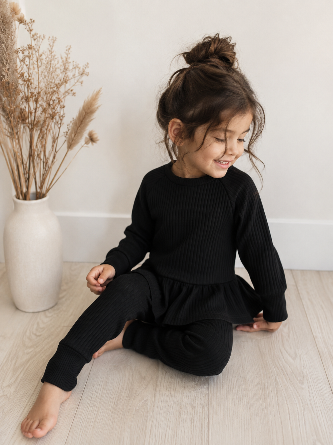 Pre Order - Teddy Little - Peplum Lounge Set