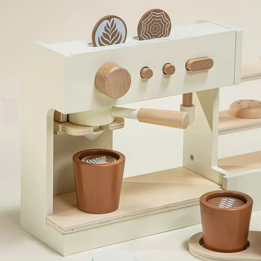 Coco Village - Wooden Coffee Shop Playset and Accessories