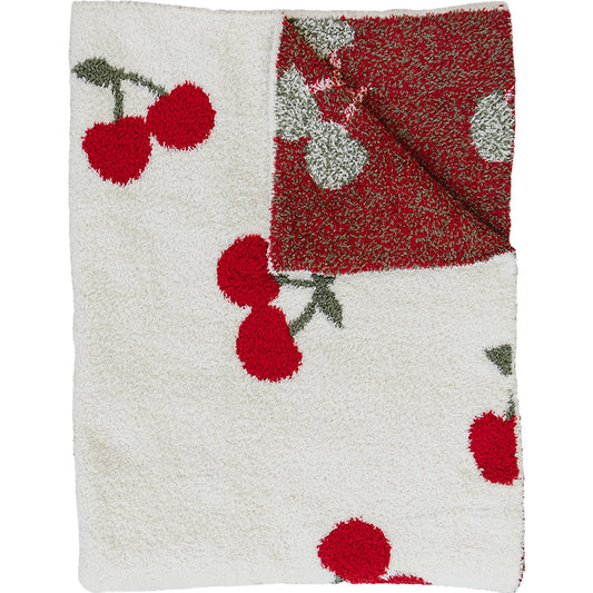 Mebie Baby - Cherry Plush Blanket