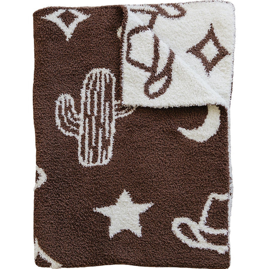 Mebie Baby - Western Plush Blanket Plush Lovey
