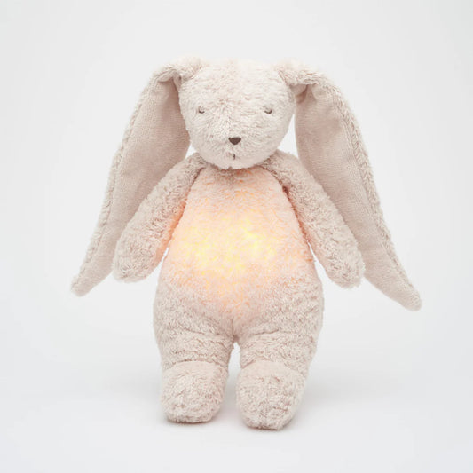 Moonie Organic - Humming Bunny With Lamp - Rose