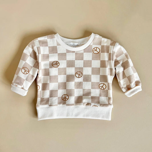 LITTLE LUBA - Checker Sweatshirt