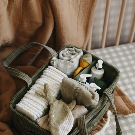 Minika - Diaper Caddy - Leaf