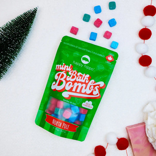 Happy Hippo - North Pole Mini Bubble Bombs