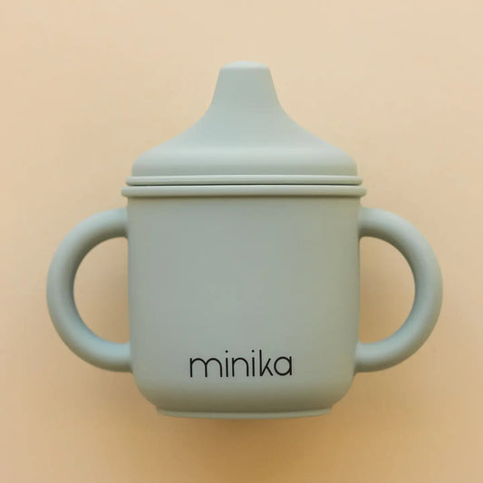 Minika - Silicone Sippy Cup - Sage