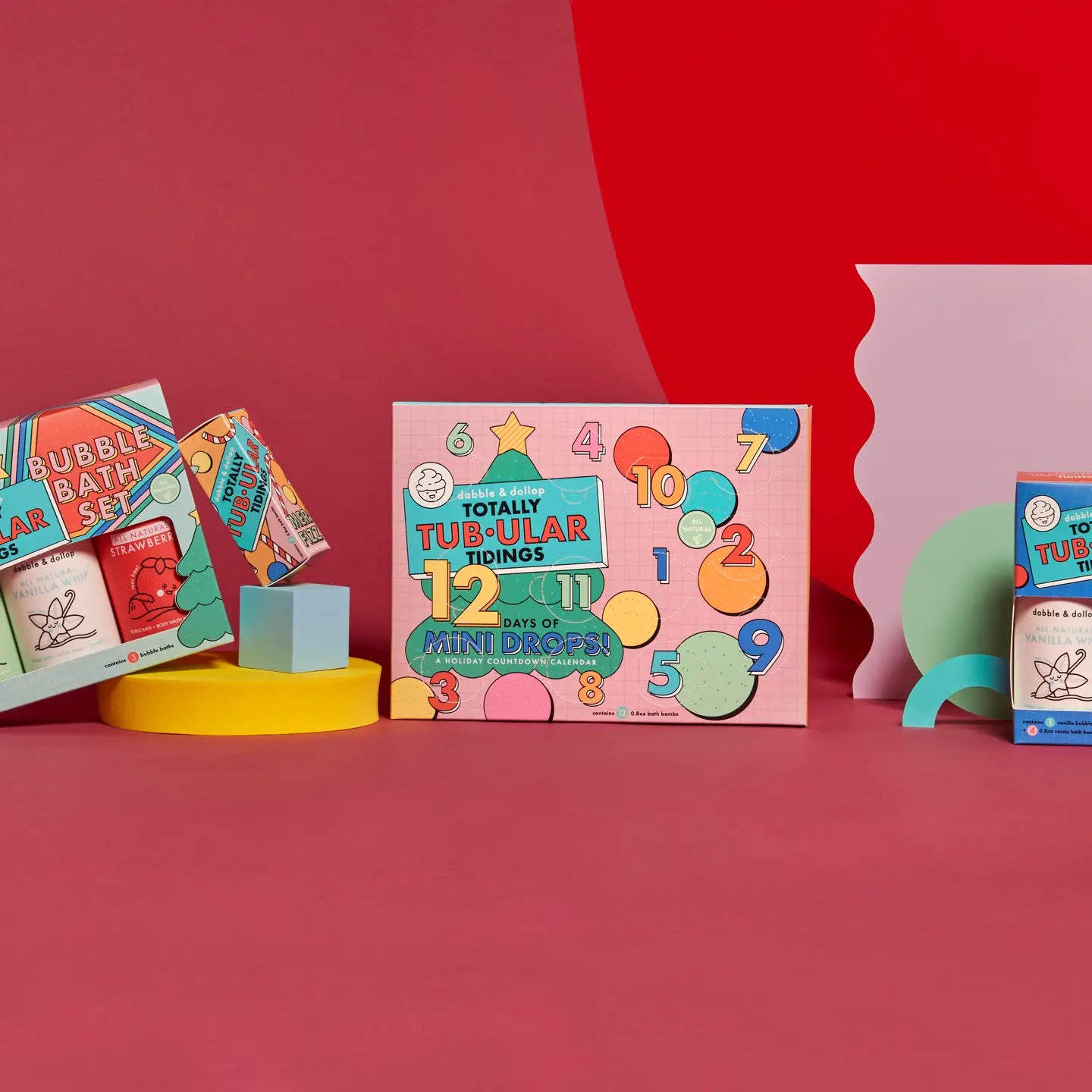 Dabble & Dollop - 12 Days of Mini Bath Bombs Countdown Calendar