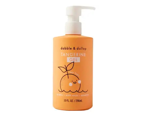 Dabble & Dollop - All-Natural Tangerine Shampoo, Body Wash & Bubbles