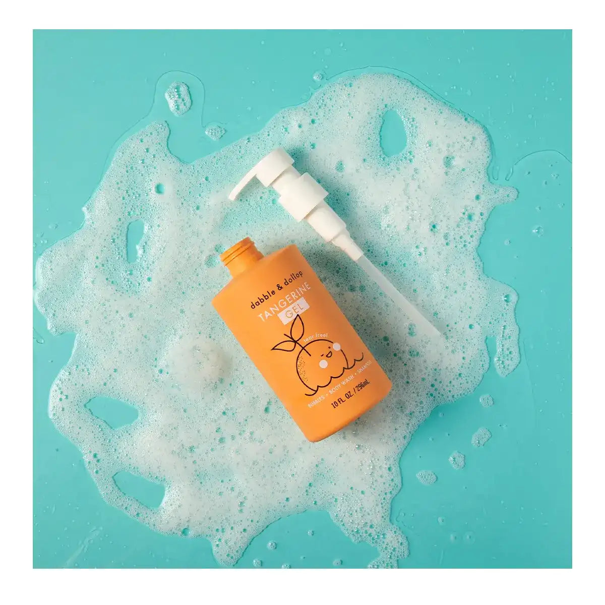 Dabble & Dollop - All-Natural Tangerine Shampoo, Body Wash & Bubbles