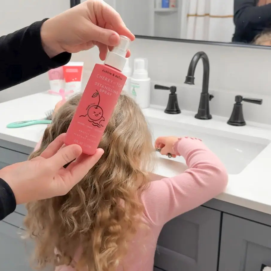 Dabble & Dollop - Cherry On Top® Hair Detangling & Conditioning Spray