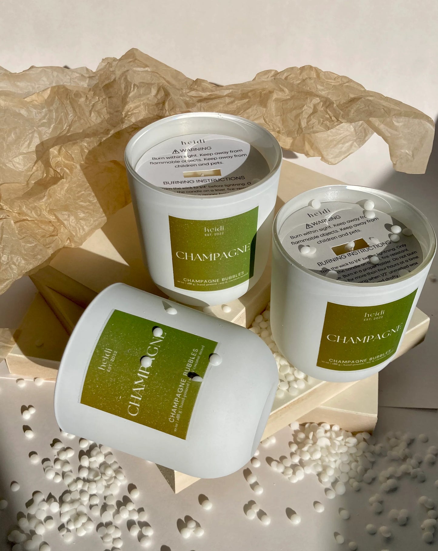 Heidi Studio - Champagne- 8oz Candle