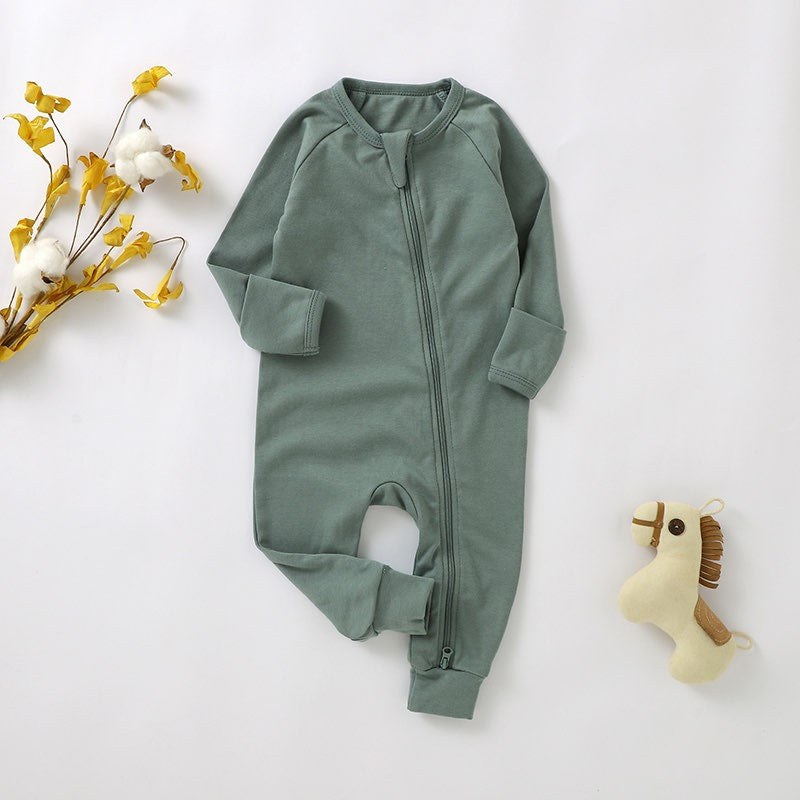 Poppy & Co - Organic Cotton Footless Zippie