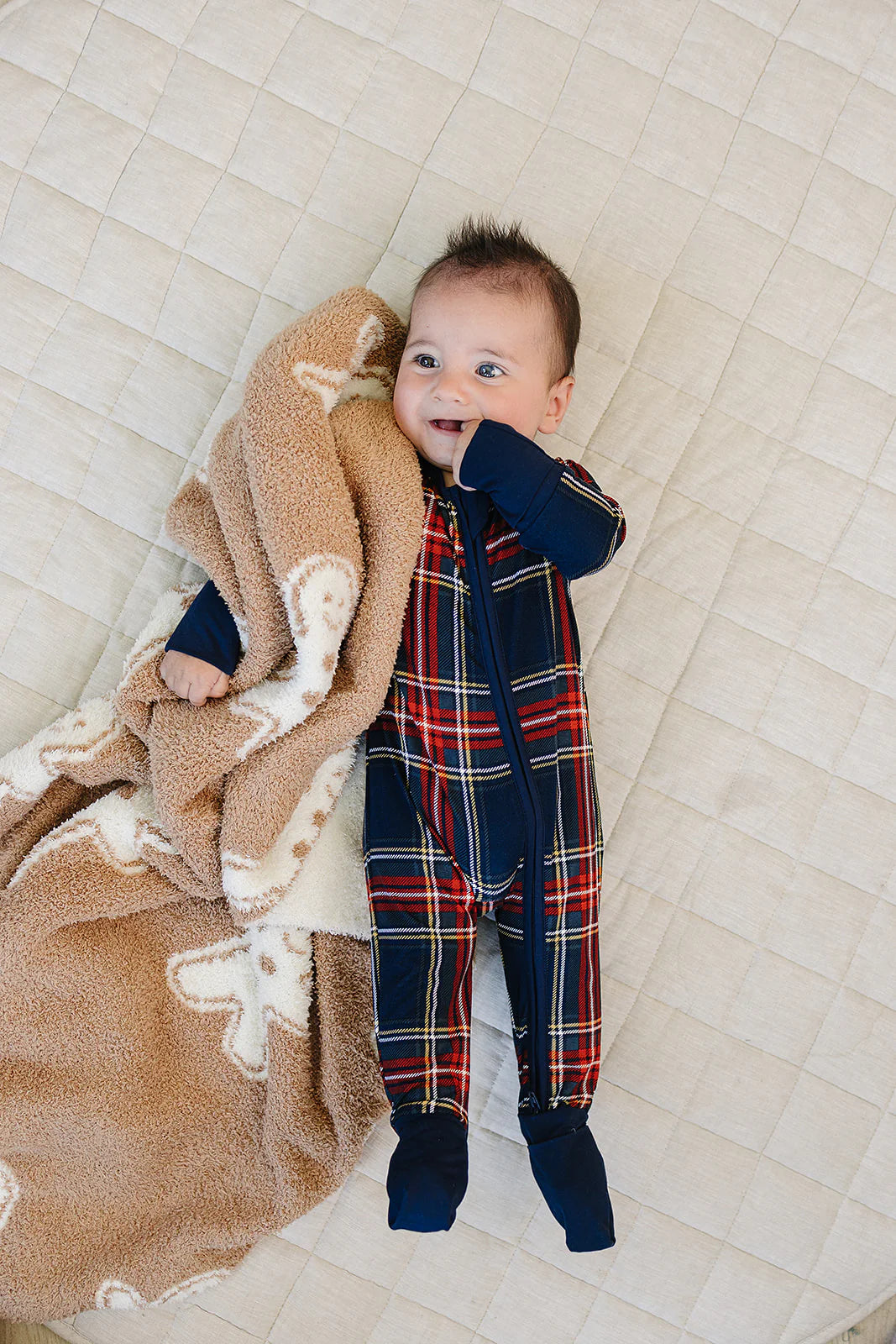 Mebie Baby - Gingerbread Plush Blanket