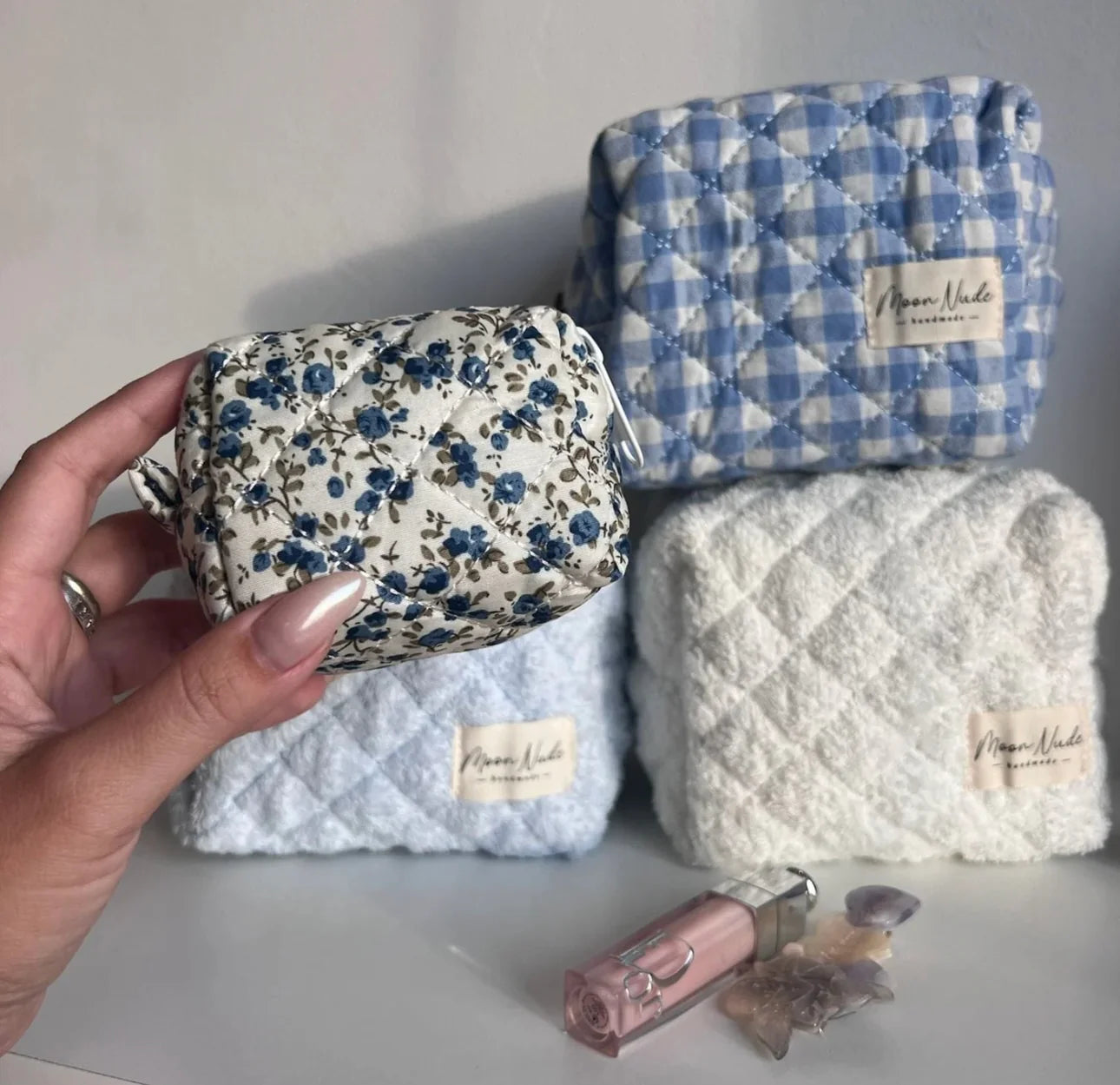 Blush Peony Boutique - Moon Nude - Spring Keychain Bag