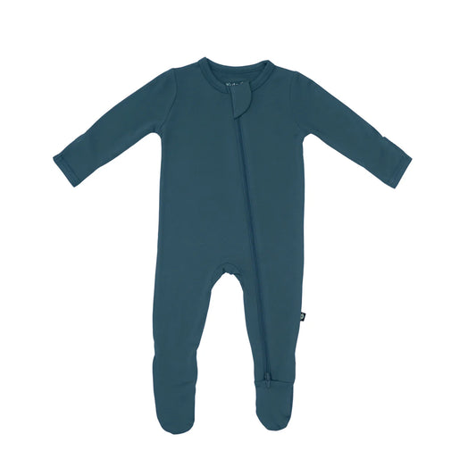 Kyte Baby - Zippered Footie in Atlantic