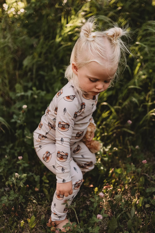 Little Aspen Baby Co - Cool Bear 2 Piece Set