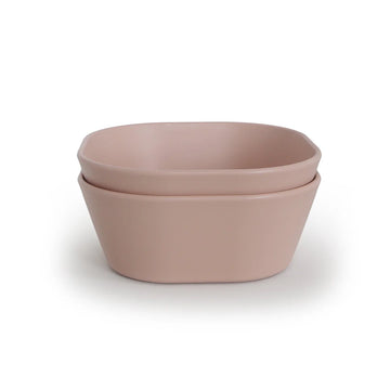 Mushie - Square Dinnerware Bowl - Set of 2 - Blush