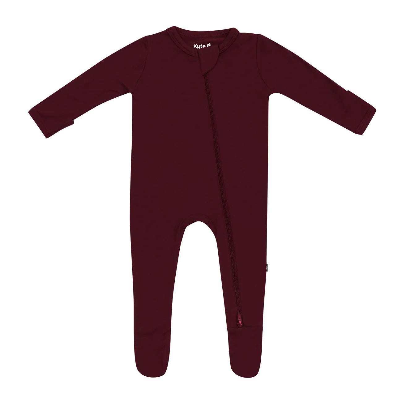 Kyte Baby - Zippered Footie in Burgundy