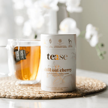 Tease Wellness - Chill Out Cherry Ashwagandha Mushroom Adaptogen Tea Blend