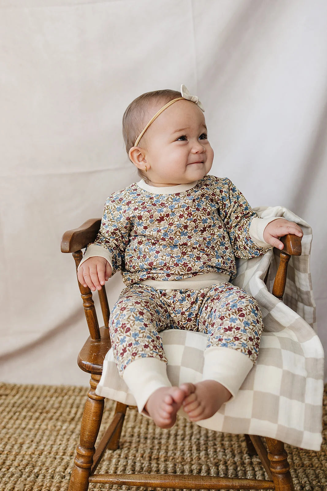 Pre Order - Mebie Baby - Desert Floral French Terry Set