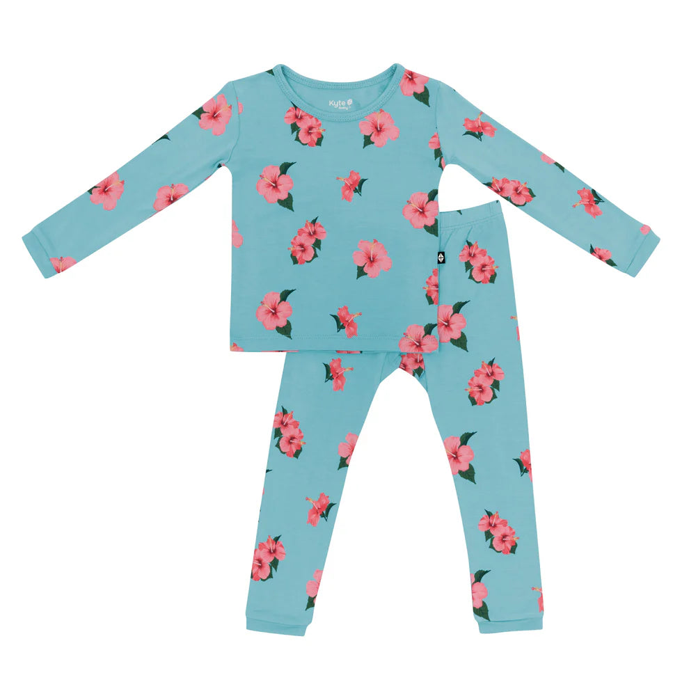 Kyte Baby - Long Sleeve Pajamas in Hibiscus