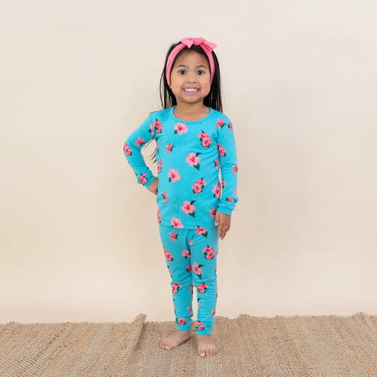 Kyte Baby - Long Sleeve Pajamas in Hibiscus