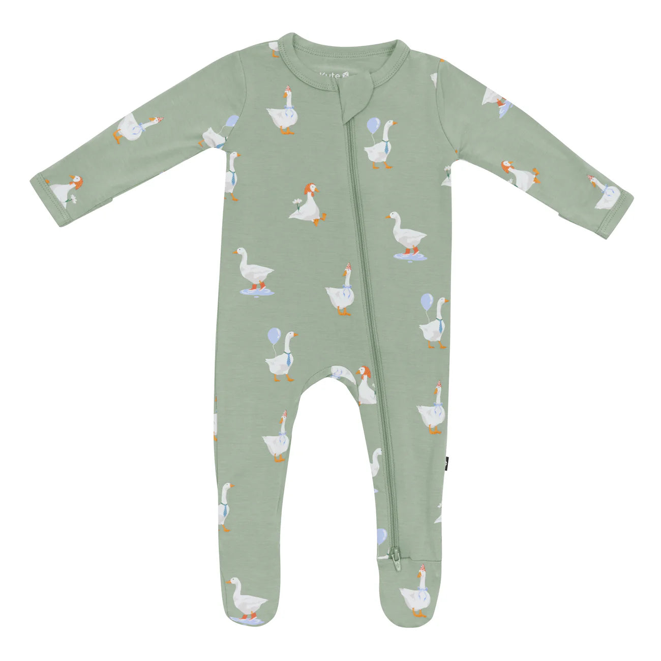 Kyte Baby - Zippered Footie in Silly Goose