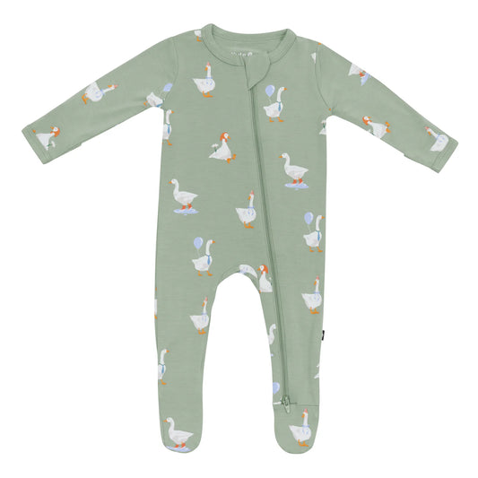 Kyte Baby - Zippered Footie in Silly Goose