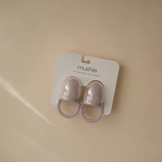 Mushie - Silicone Fresh Food Feeder 2-Pack Soft Lilac